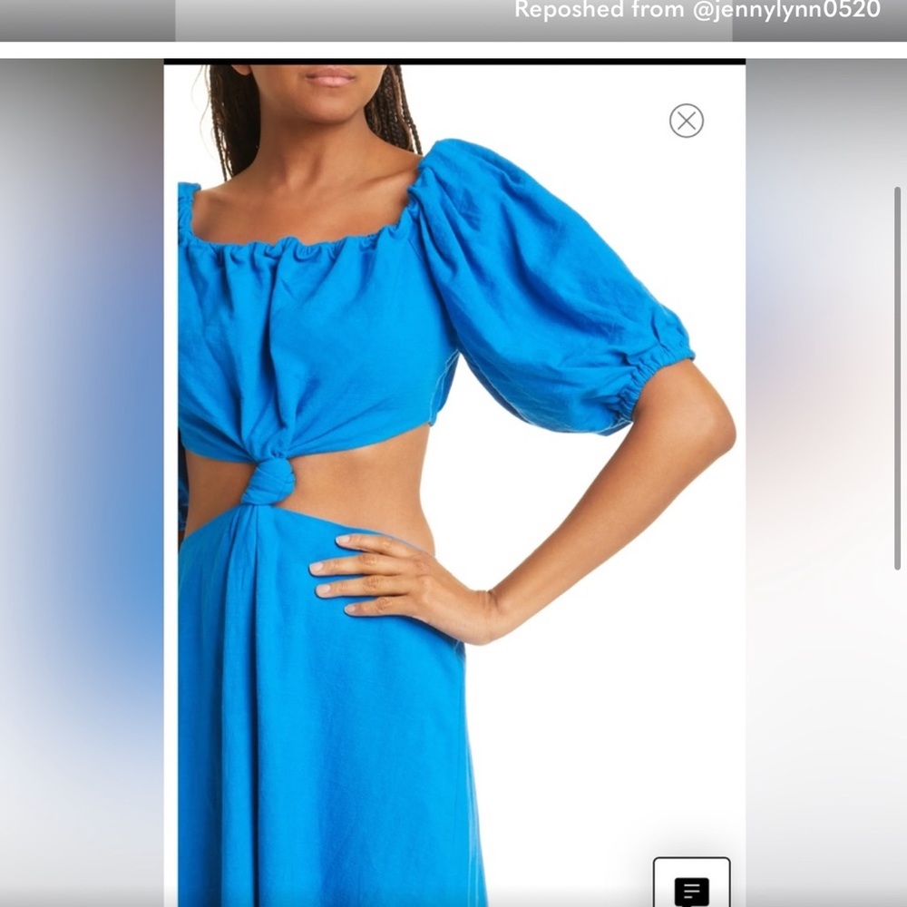 Farm Rio Yellow Off-Shoulder Dress - Picture 2 of 6